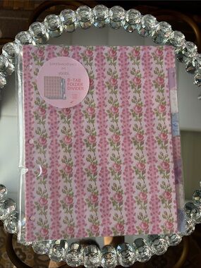 LoveShackFancy x Target Yoobi Floral 8-Tab Folder Dividers Pack NEW